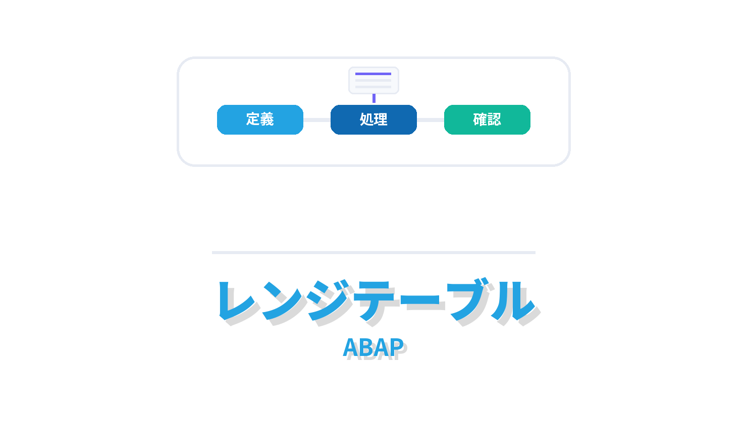 レンジテーブルの概要を示すABAP向けアイキャッチ画像