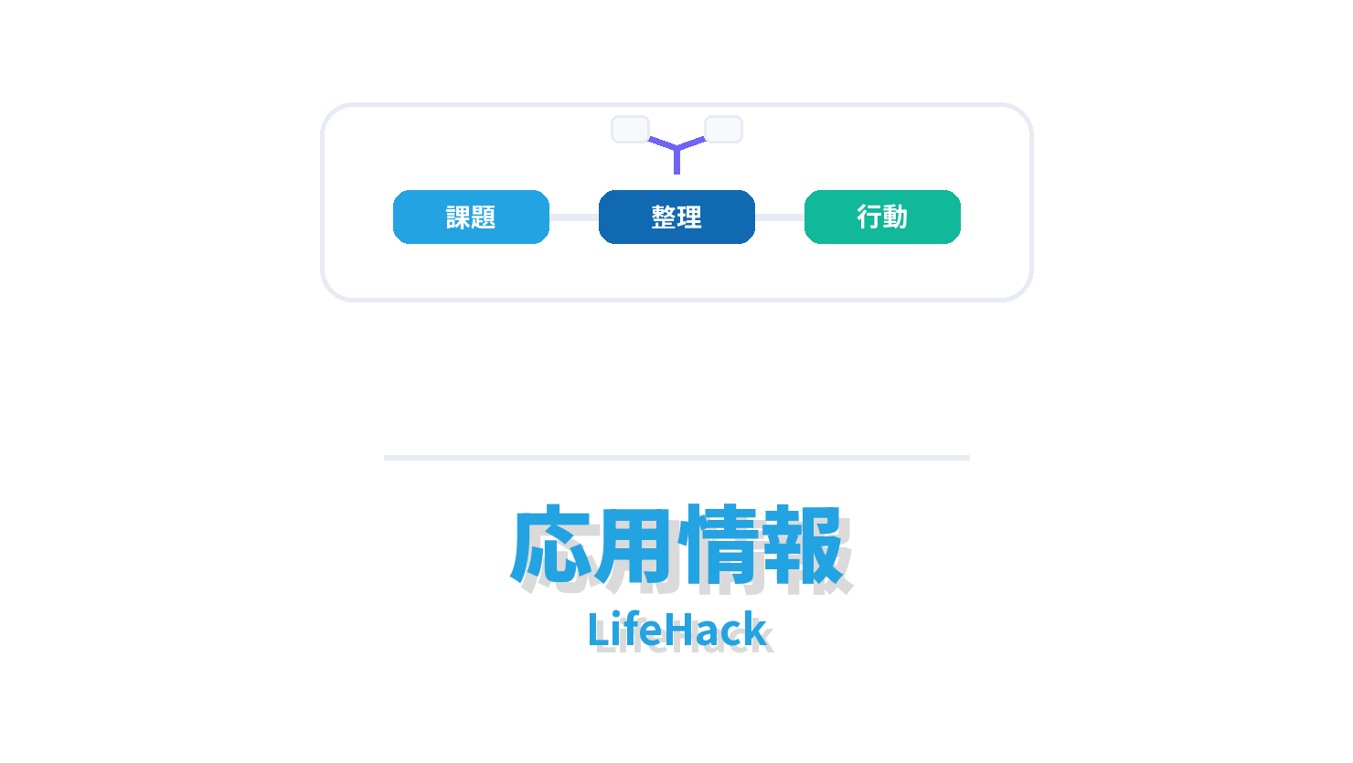 応用情報の概要を示すLifeHack向けアイキャッチ画像