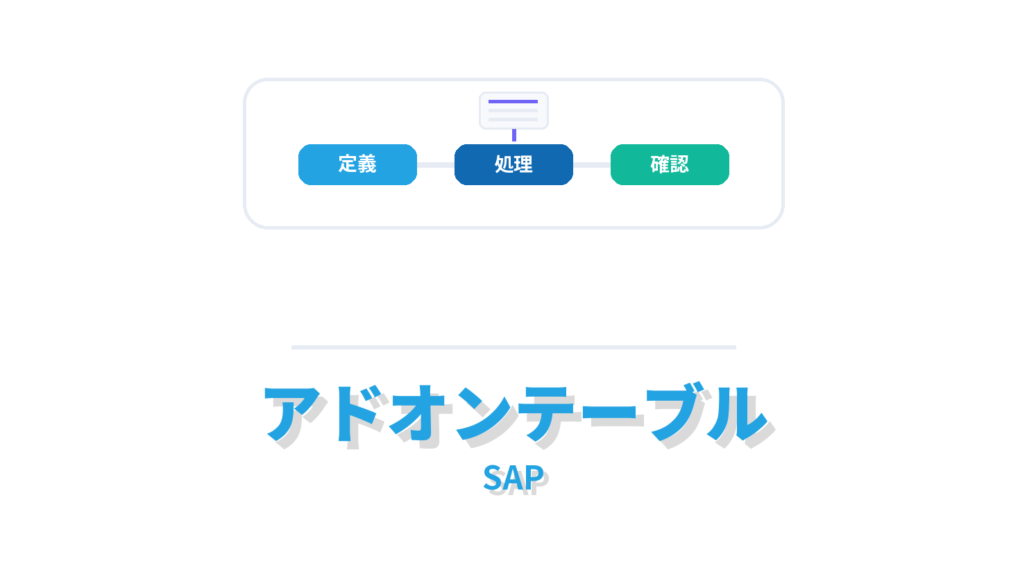 アドオンテーブルの概要を示すSAP向けアイキャッチ画像