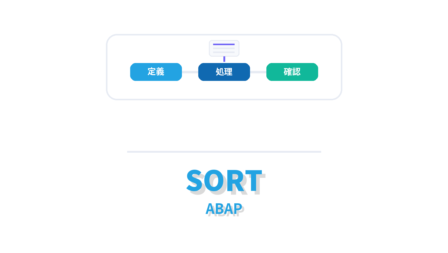 SORTの概要を示すABAP向けアイキャッチ画像