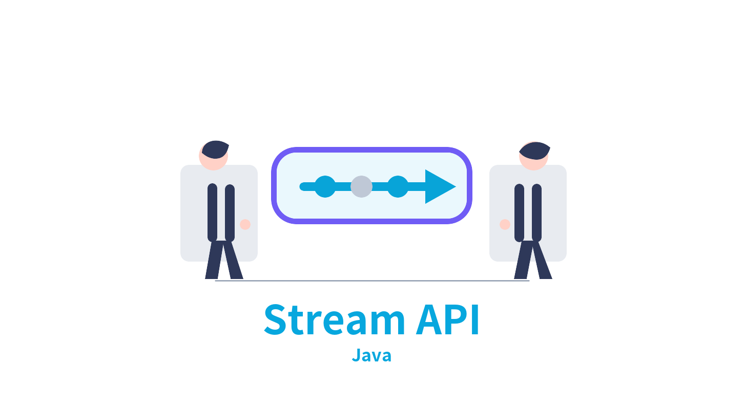 Java Stream APIの概念を示すアイキャッチ画像